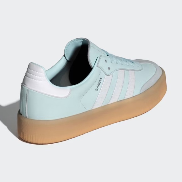 adidas Samba Sambae Almost Blue Gum Sole - Picture 3 of 8